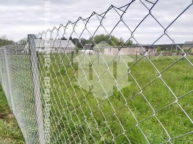 Забор из сетки рабицы оцинкованный 150 метров