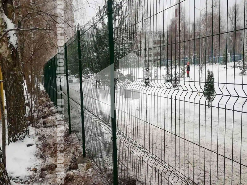 Секционный 3D забор 75 метров