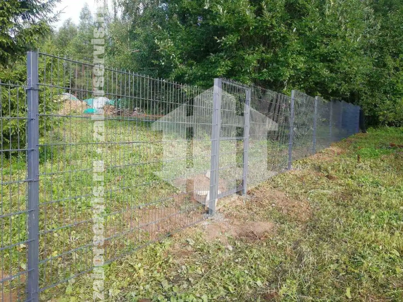 Секционный 3D забор 85 метров