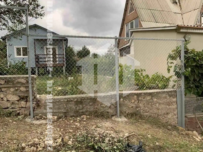 Забор из сетки рабицы на профильном каркасе 98 метров